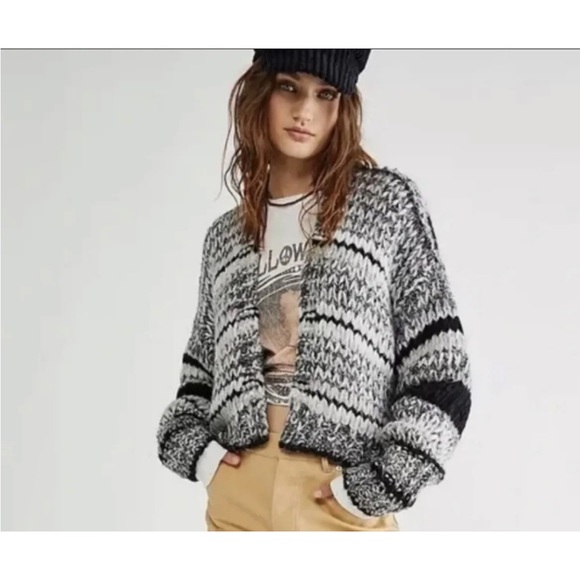 Free People Sweaters Nwt Free People Wanderer Cardigan Chunky Knit